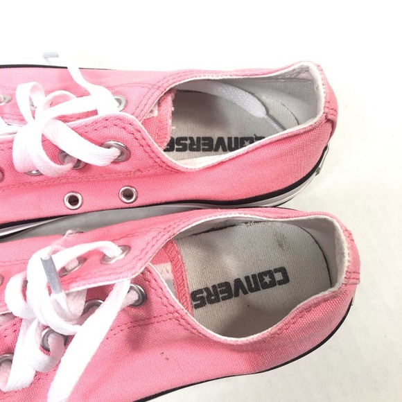 SOLD Converse 109827F Low Top Sneakers Pink Size 8 - Picture 7 of 8